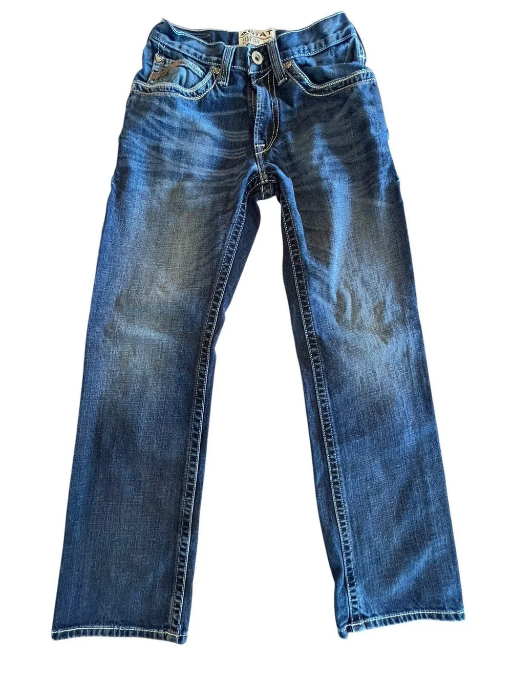 ARIAT M4 Jeans Mens Tag Sz 28/32  Low Rise Stretch  Adkins Boot Cut Jean 3051.6